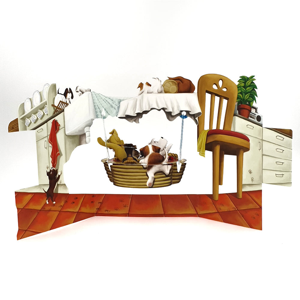 Felicitare 3D Swing Cards - Catelusi