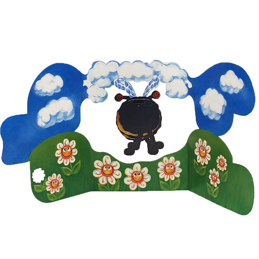 Felicitare 3D Swing Cards - Albinuta - Nitzi.ro