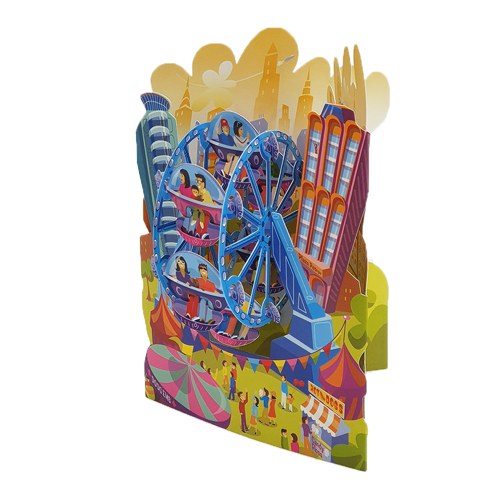Felicitare 3D Swing Cards - Roata