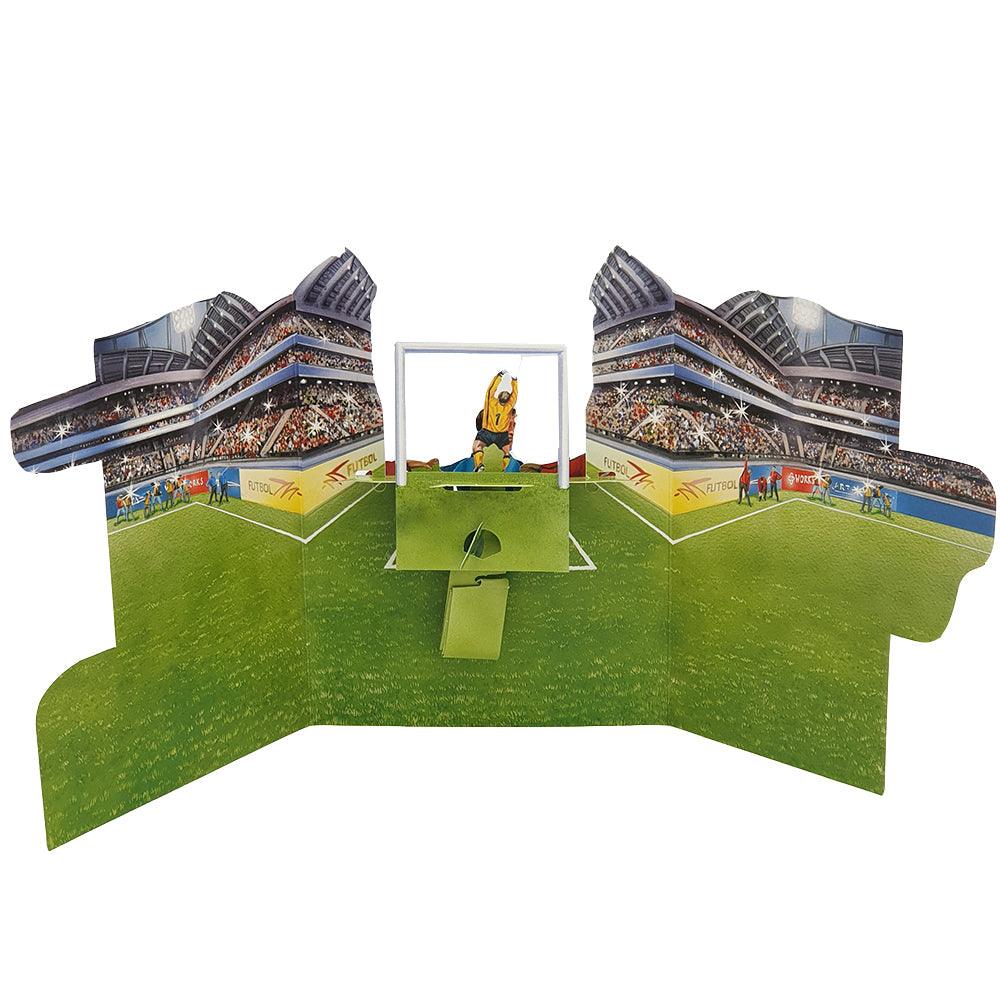 Felicitare dinamica 3D Swing Cards - Fotbal - Nitzi.ro