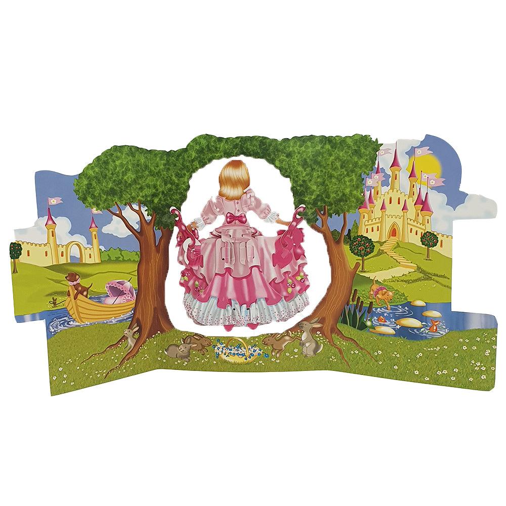 Felicitarea 3D Swing Cards Printesa - Nitzi.ro