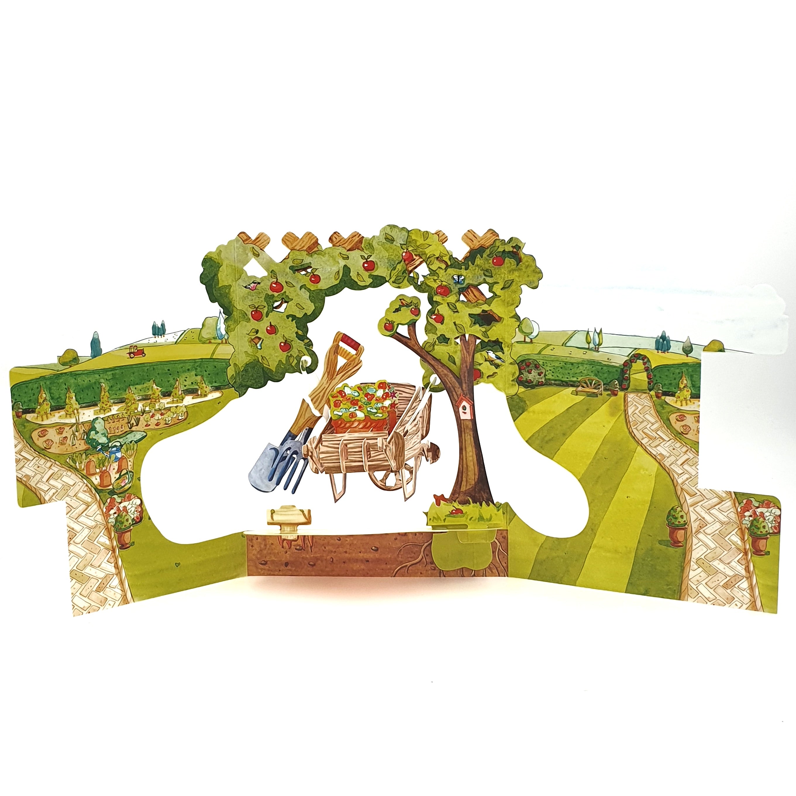 Felicitare 3D Swing Cards Gradinarit