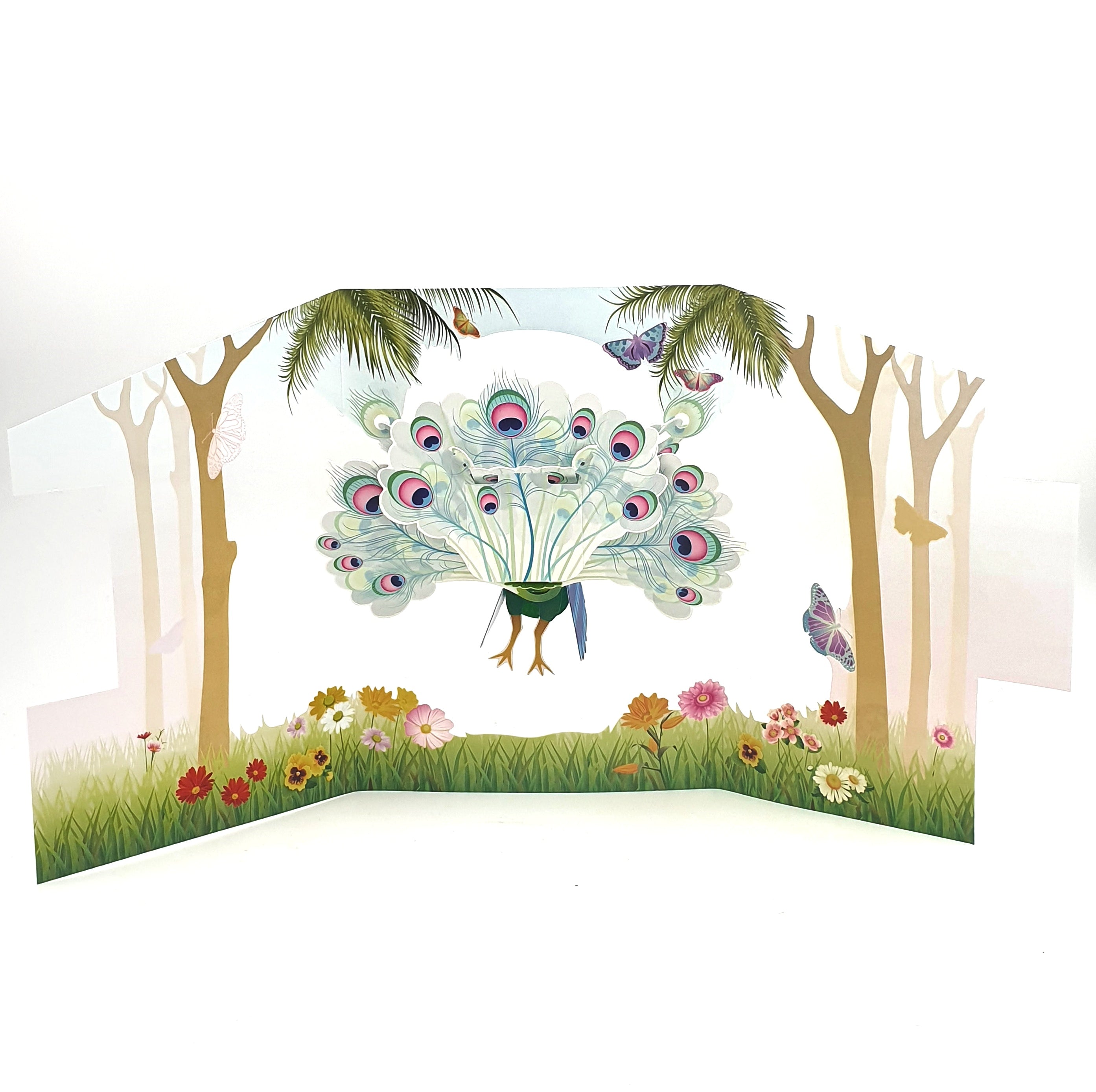 Felicitare 3D Swing Cards - Paun
