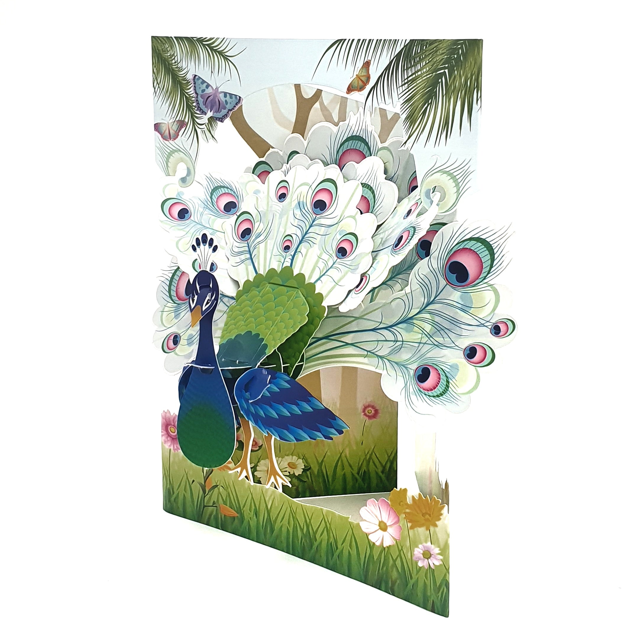 Felicitare 3D Swing Cards - Paun