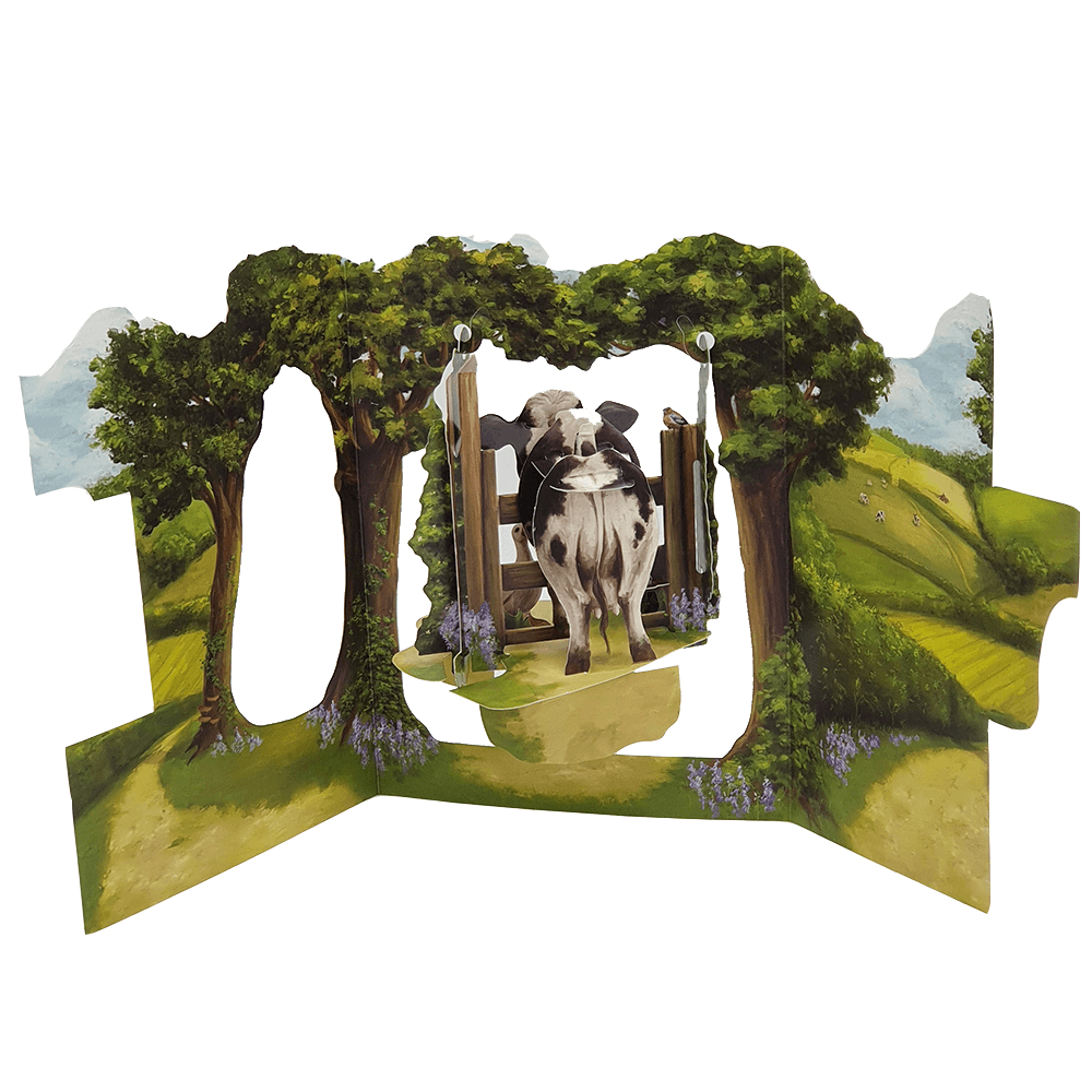 Felicitare 3D Zona rurala - Nitzi.ro