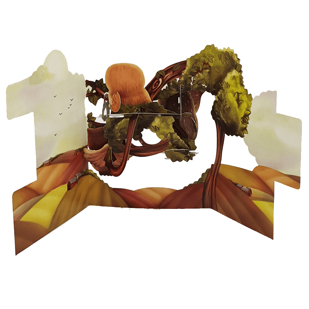 Felicitare 3D Bufnite - Nitzi.ro