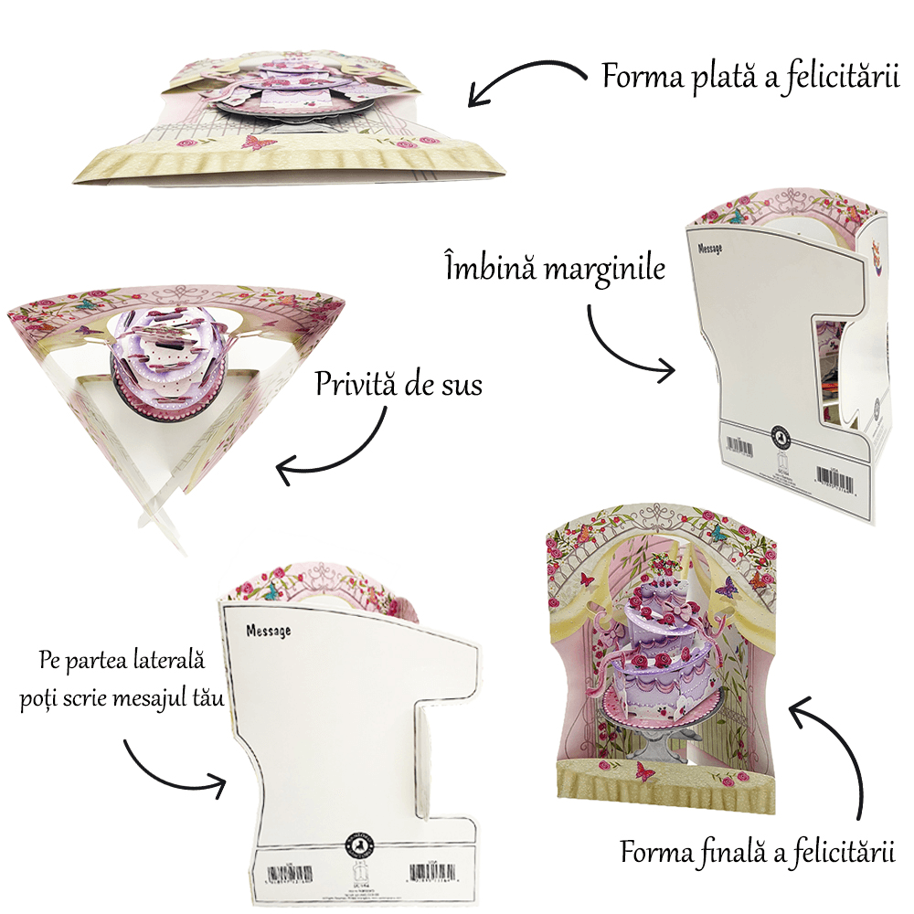 Felicitare 3D Bufnite - Nitzi.ro