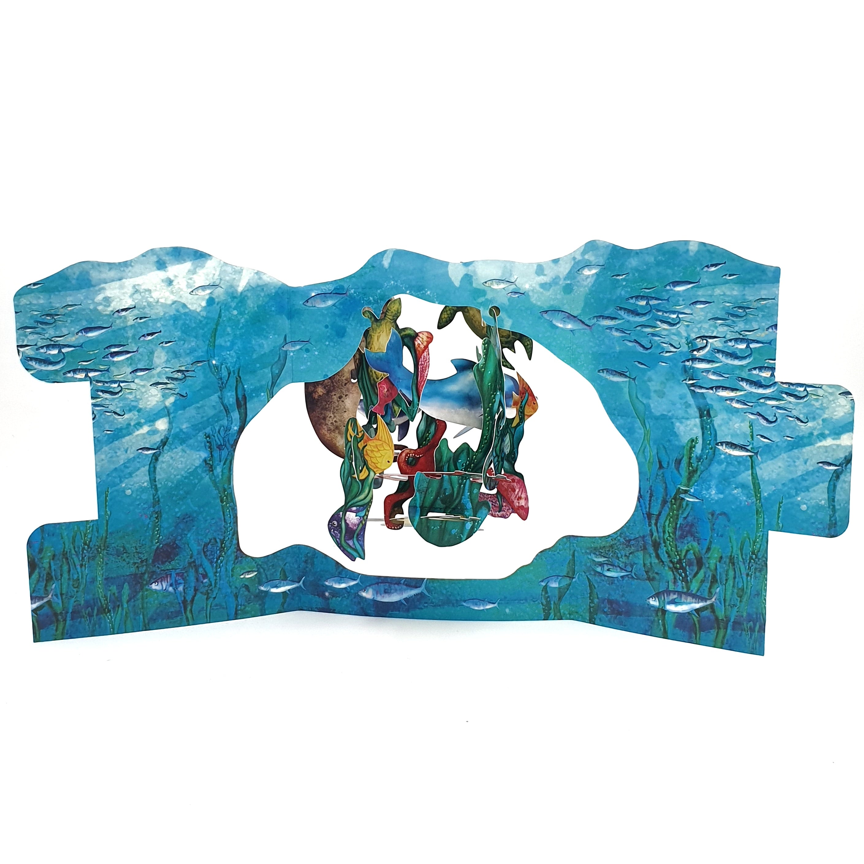 Felicitare 3D Swing Cards Lumea acvatica