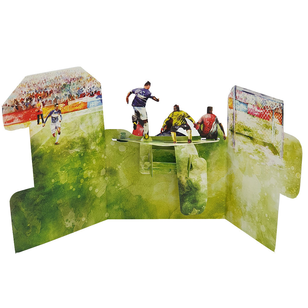 Felicitare 3D Swing Cards Fotbal