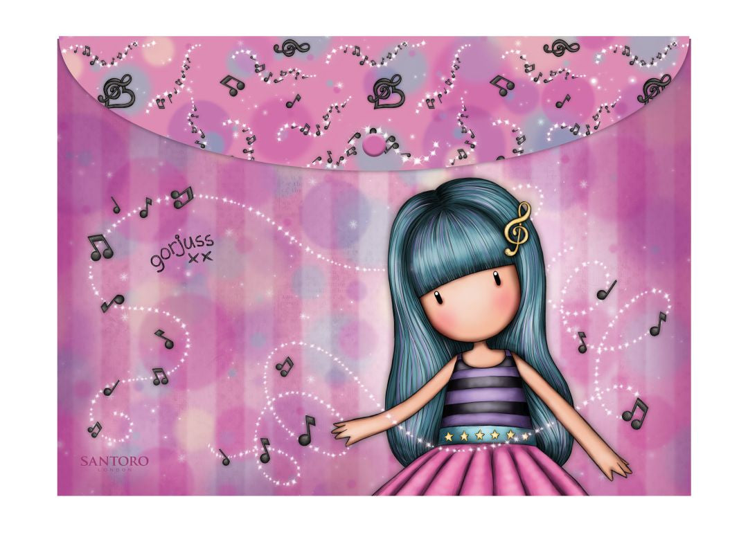 Set 2 mape PP A4 Gorjuss Melodies Little Dancer - Dancing Among The Stars