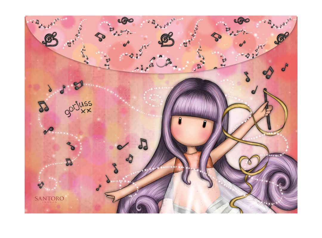 Set 2 mape PP A4 Gorjuss Melodies Little Dancer - Dancing Among The Stars