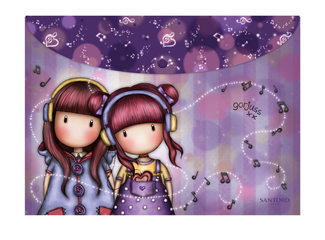 Set 2 mape PP A4 Gorjuss Melodies The Duet - This One's For You
