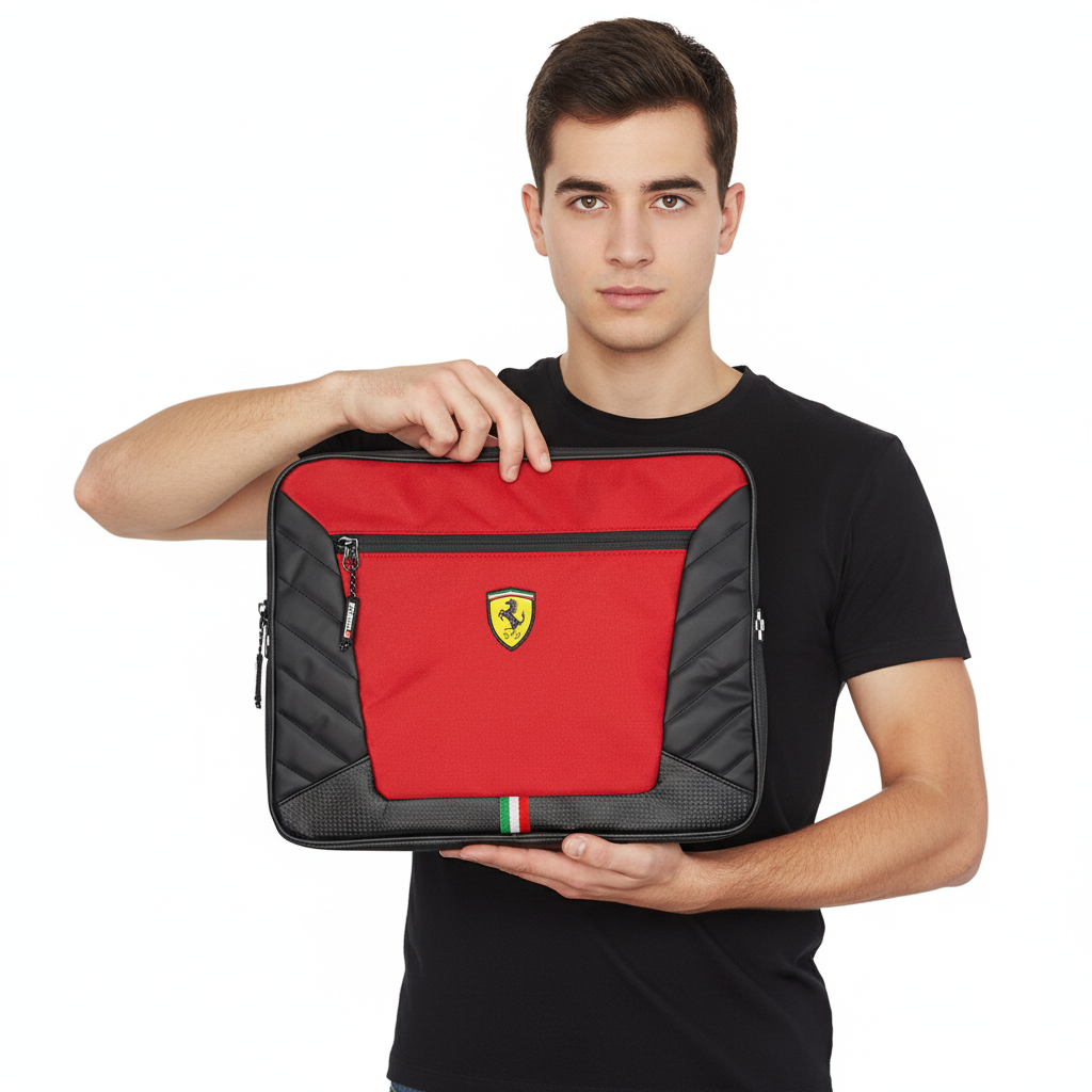 Husă laptop roșie Ferrari, produs original