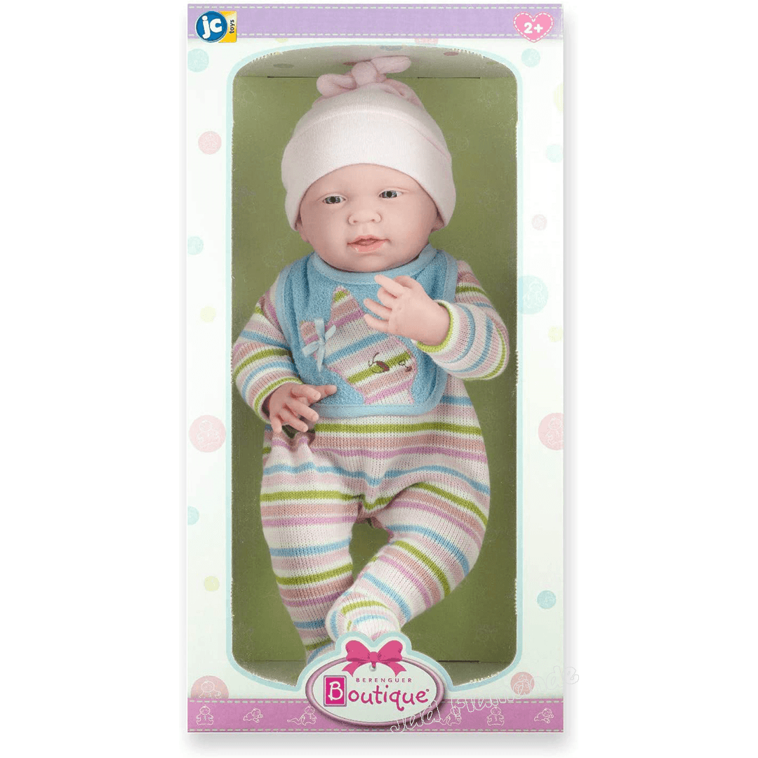 Papusa Bebe fetita nou-nascut in costumas in dungi - Nitzi.ro