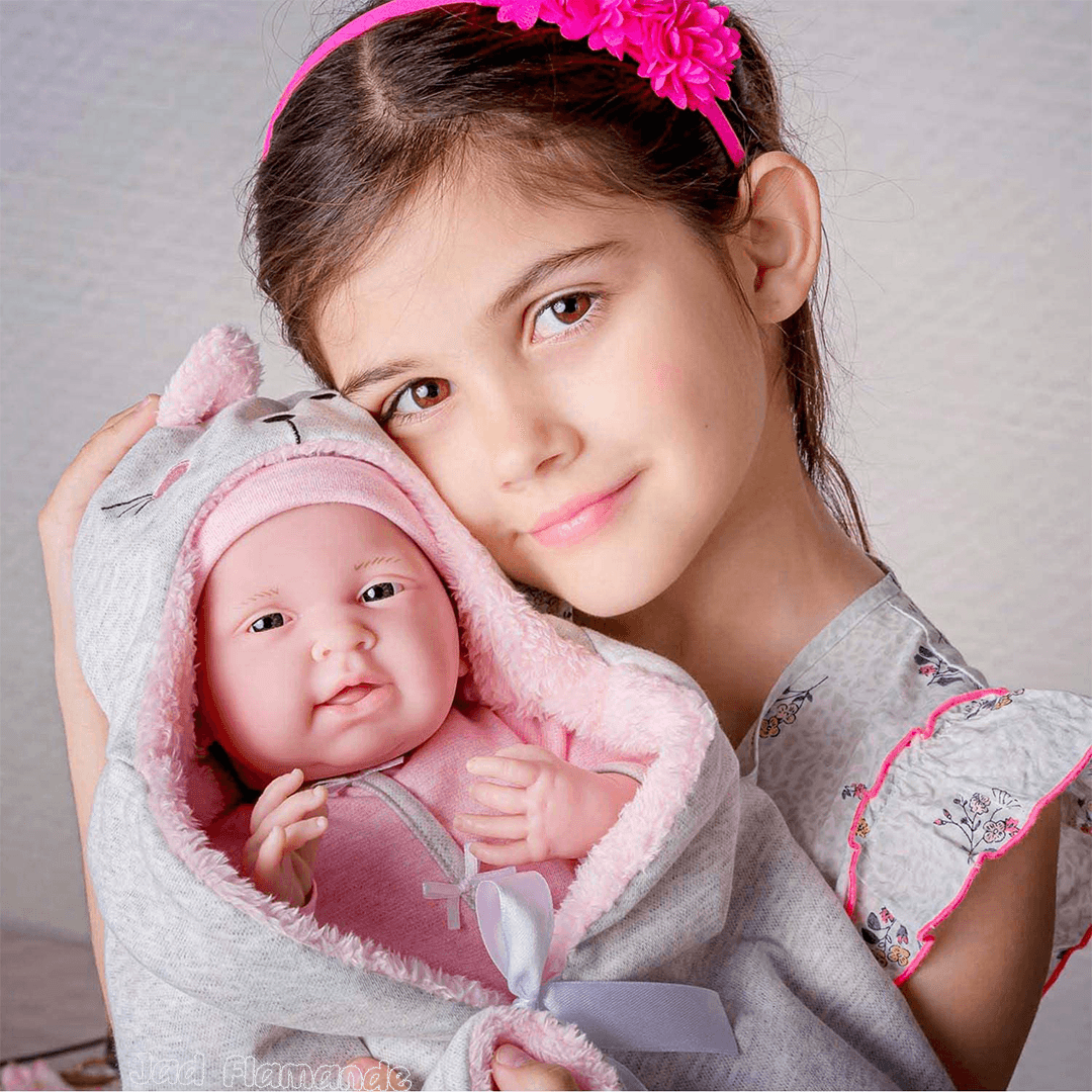 Papusa Bebe fetita cu trusou si certificat de nastere - Nitzi.ro