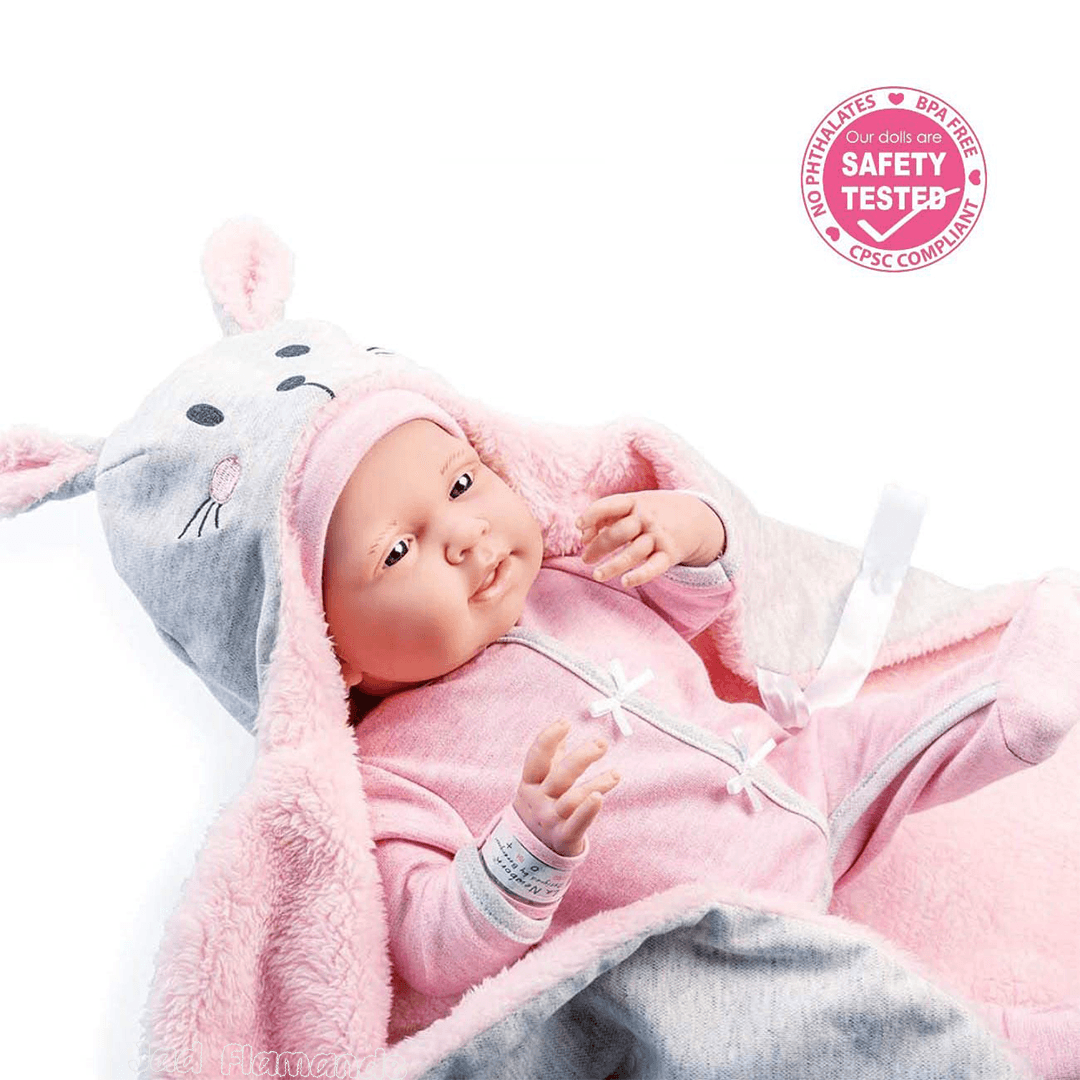Papusa Bebe fetita cu trusou si certificat de nastere - Nitzi.ro