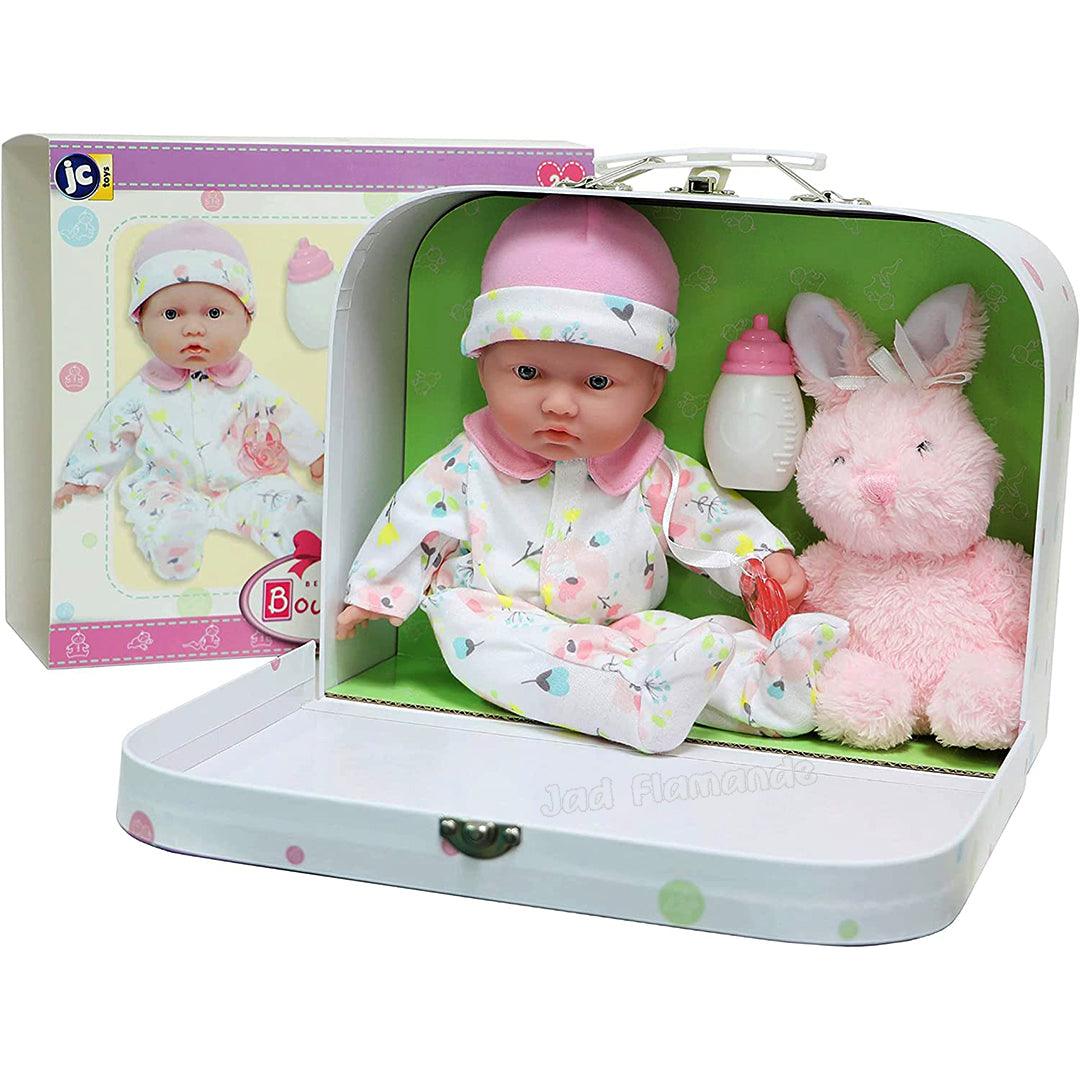 Set papusa bebelus 28 cm cu iepuras - Nitzi.ro