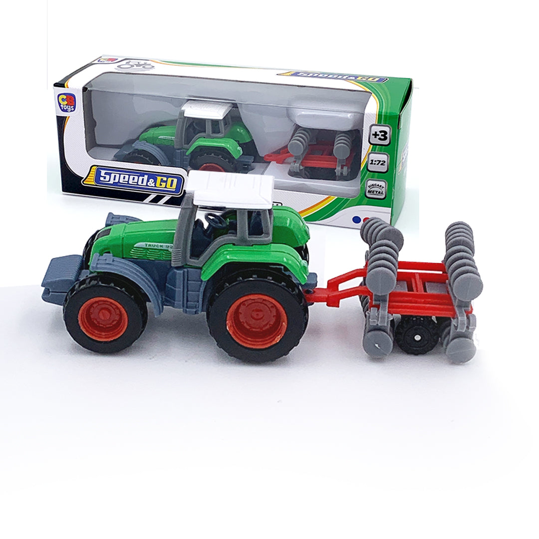 ytilaj agricol, jucarie din metal 1:72 – model fermă Speed&Go