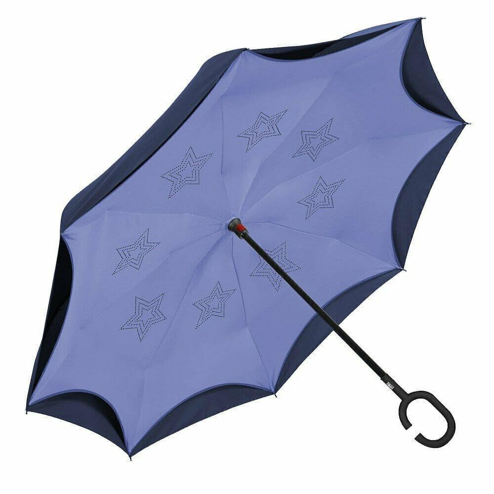 Umbrela ploaie reversibila uni cu maner C - Nitzi.ro