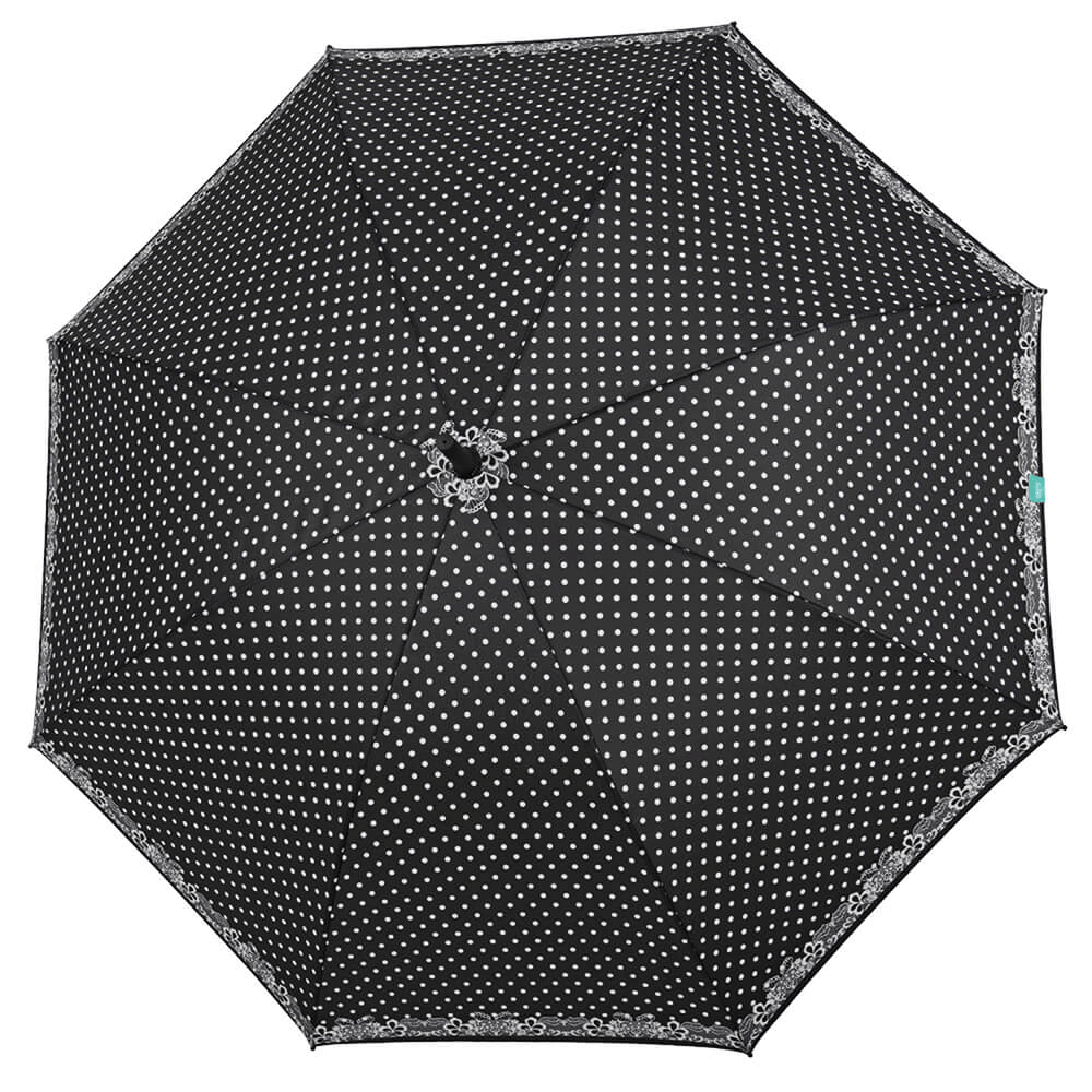 Umbrela dama neagra cu buline - Nitzi.ro