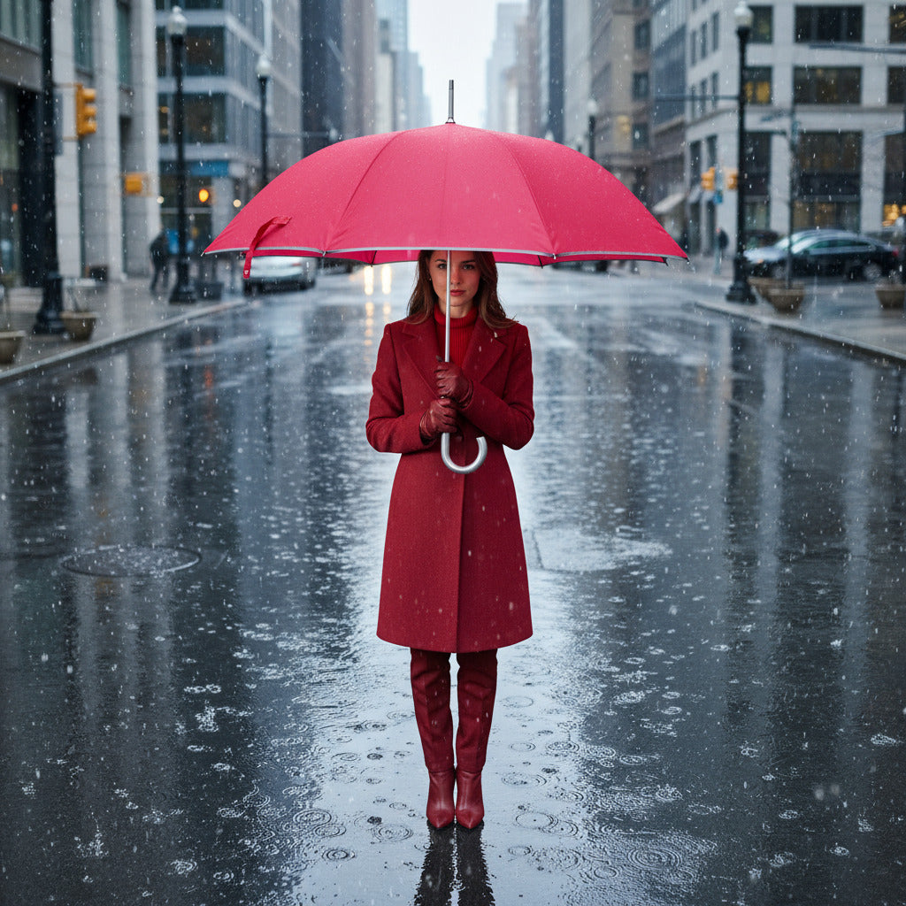 Umbrela ploaie automata baston model clasic - Nitzi.ro