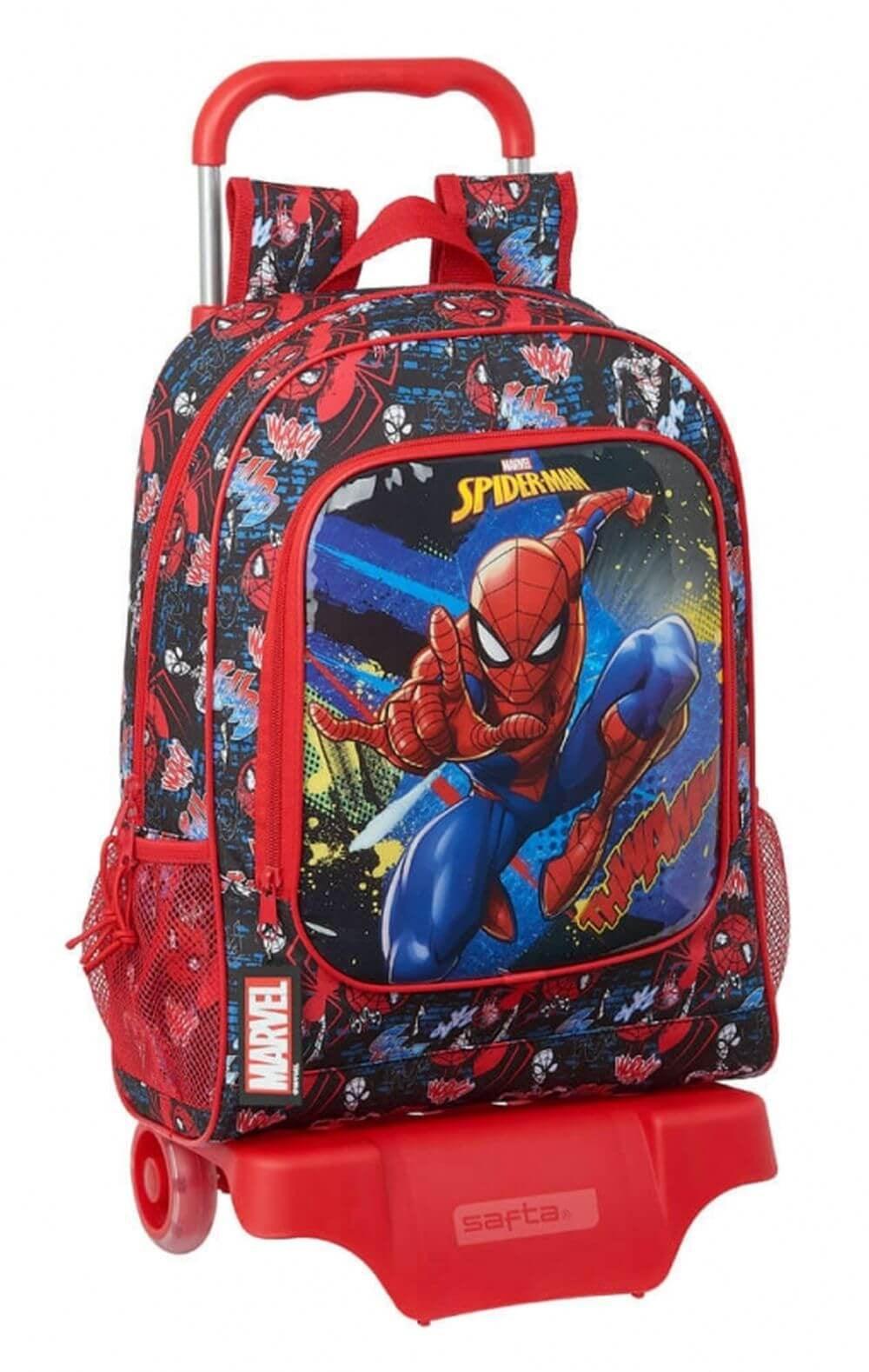 Ghiozdan cu troler scoala SpiderMan Go Hero - Nitzi.ro