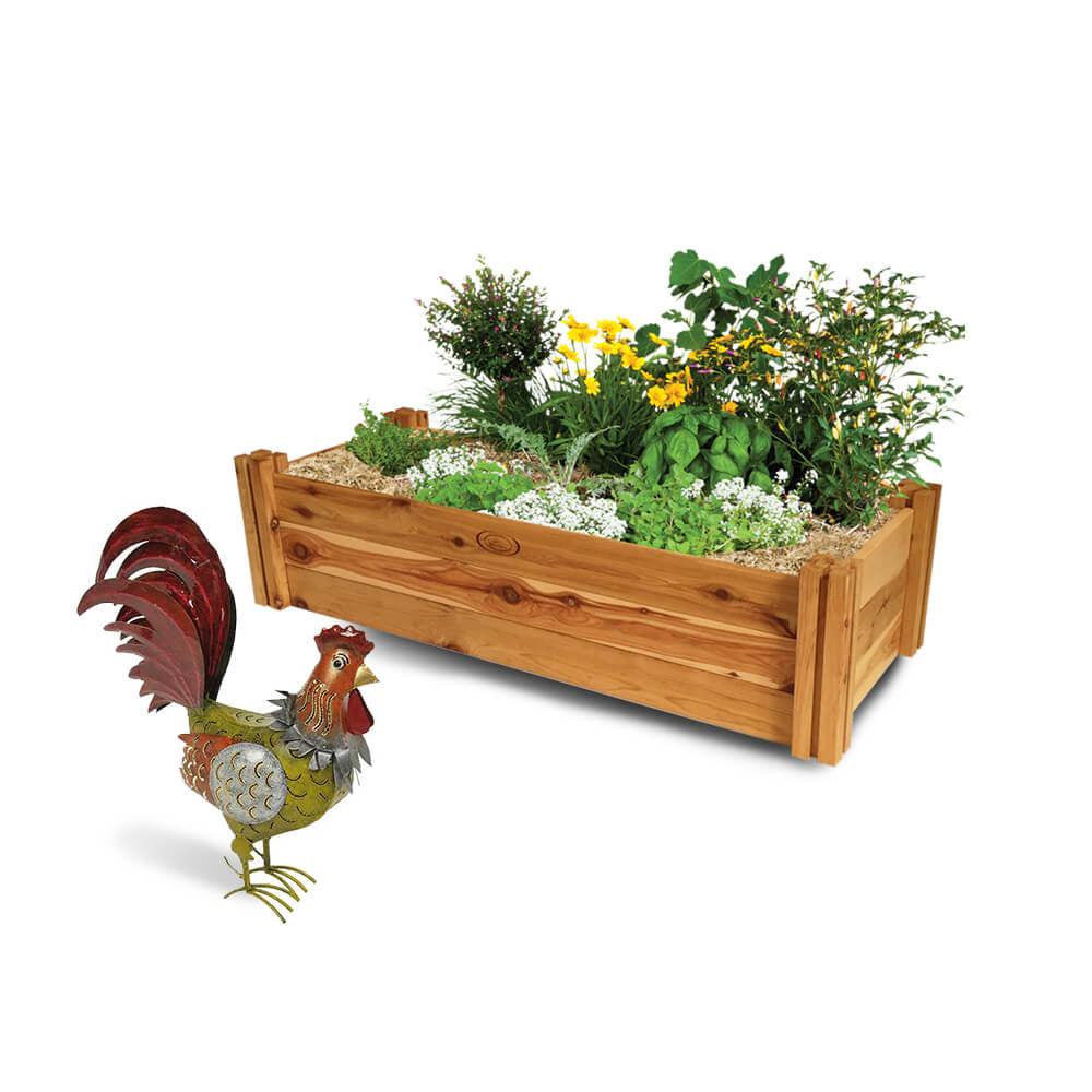 Decoratiune metalica gradina Cocos Eric 39 cm