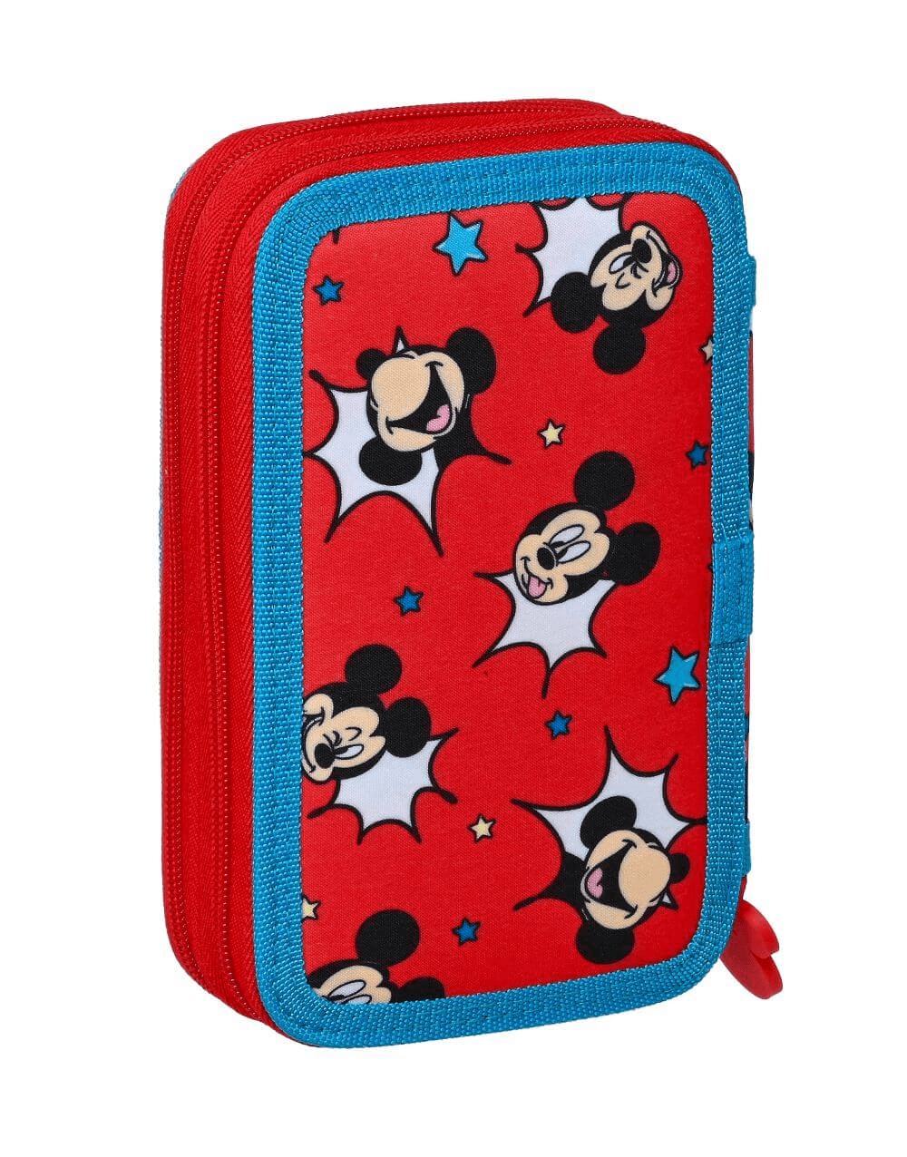 Penar cu rechizite 2 fermoare Mickey Mouse - Nitzi.ro