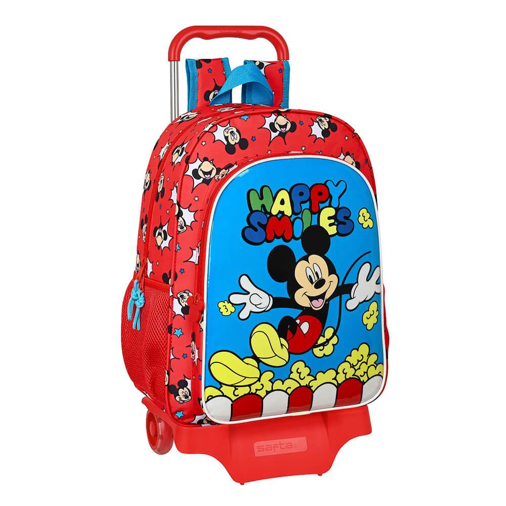 Ghiozdan cu troler scoala Mickey Mouse - Nitzi.ro