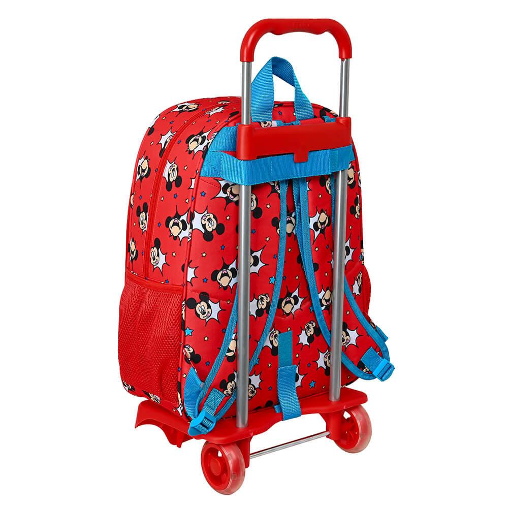 Ghiozdan cu troler scoala Mickey Mouse - Nitzi.ro