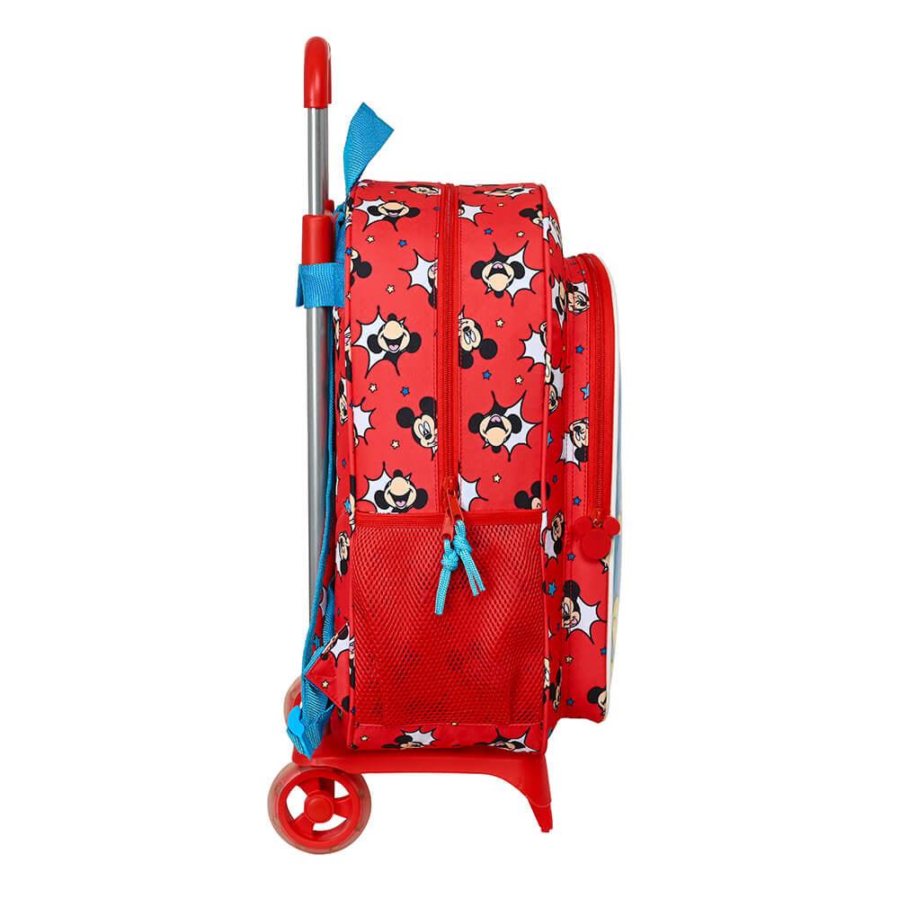 Ghiozdan cu troler scoala Mickey Mouse - Nitzi.ro