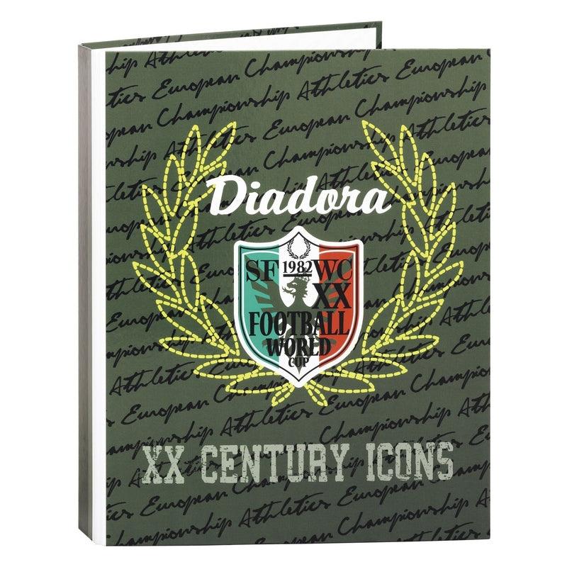 Biblioraft A4 cu 4 inele din carton colectia Diadora XX - Nitzi.ro