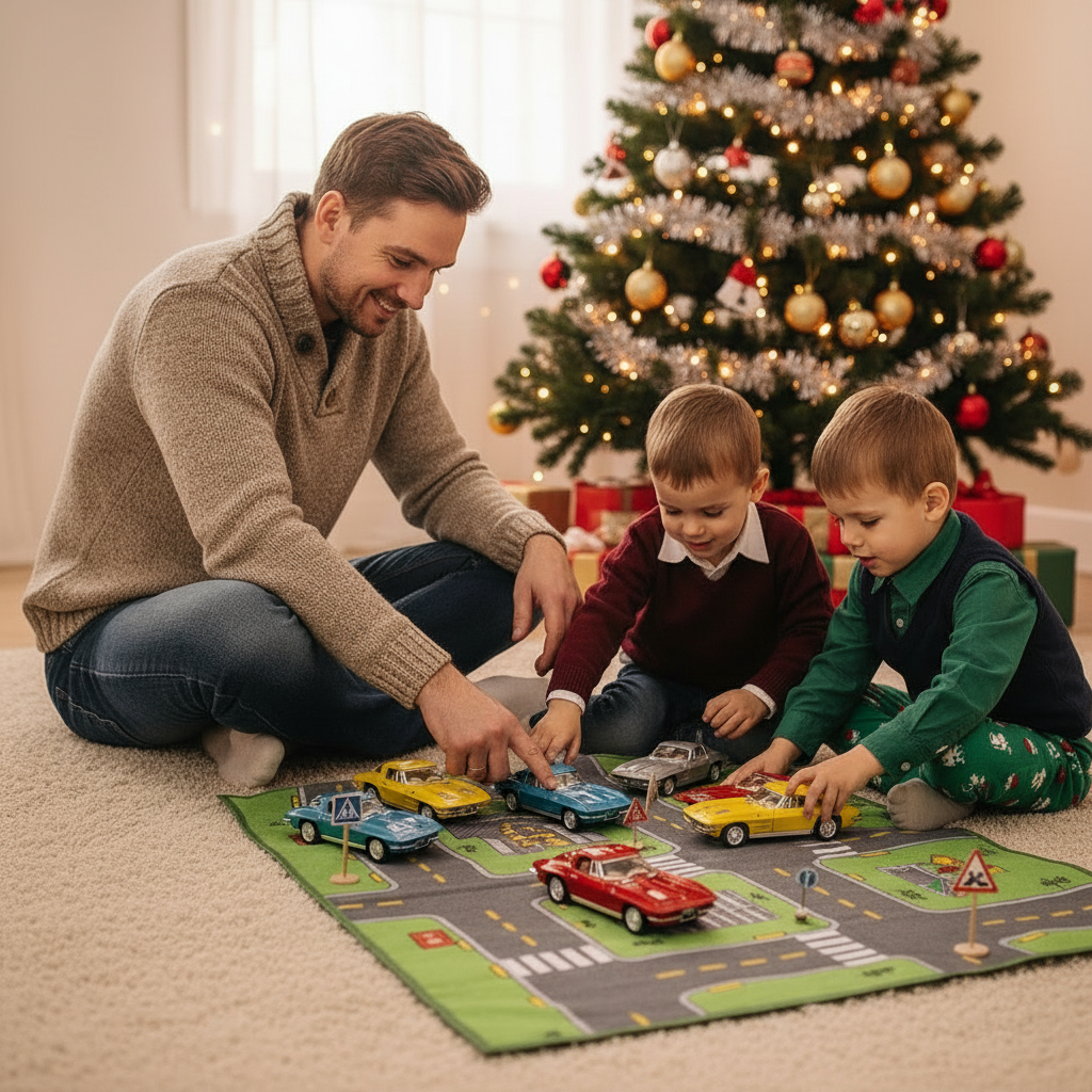 Masinuta diecast Chevrolet Corvette Sting Ray 1963 - scara 1:32