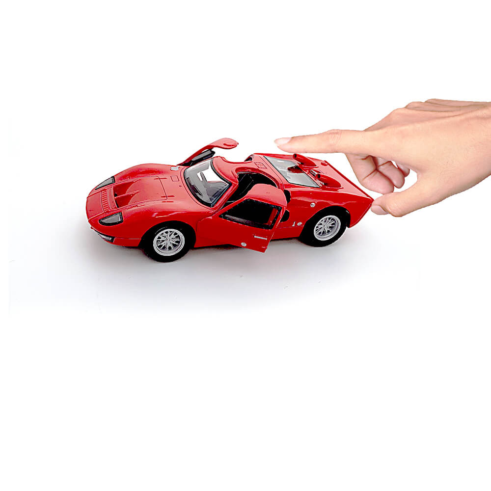 Masinuta diecast Ford GT40 MKII 1966 - 13 cm rosie