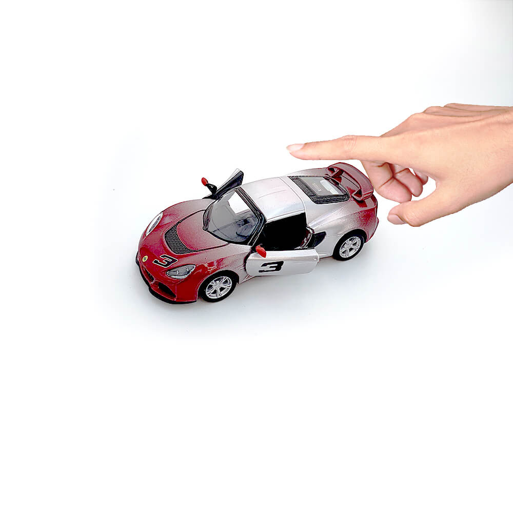 Mașinuță diecast Lotus Exige S 2012 – 13 cm rosie