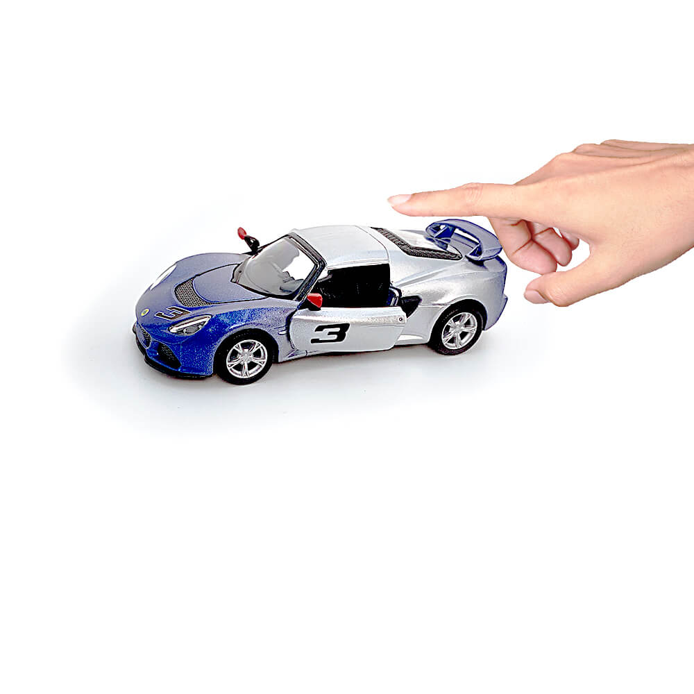 Mașinuță diecast Lotus Exige S 2012 – 13 cm albastra