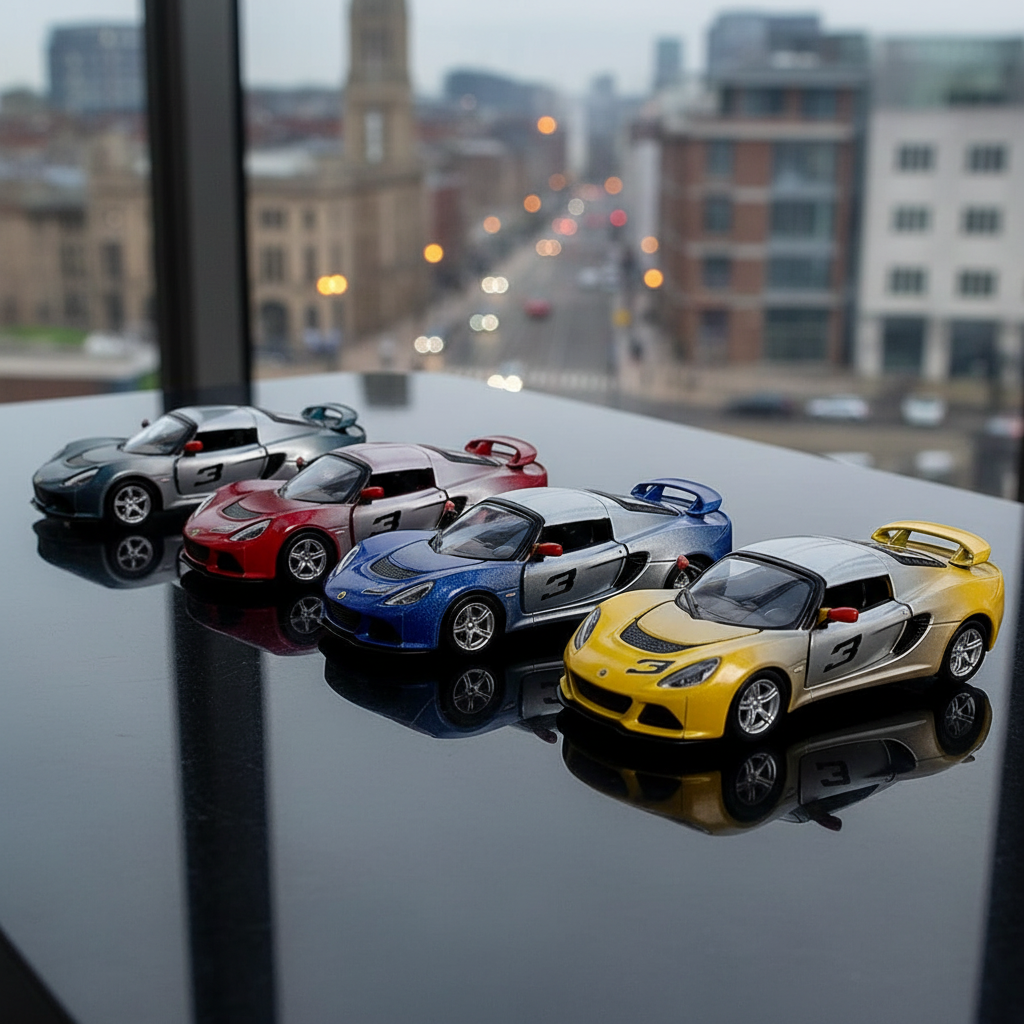 Mașinuță diecast Lotus Exige S 2012 – 13 cm, vine in patru culori