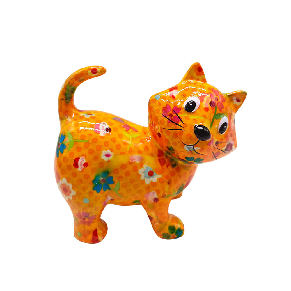 Decoratiune ceramica Pisica Kiki h10.8 cm