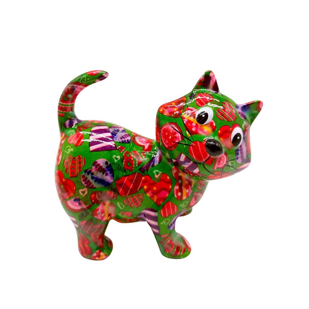Decoratiune ceramica Pisica Kiki h10.8 cm