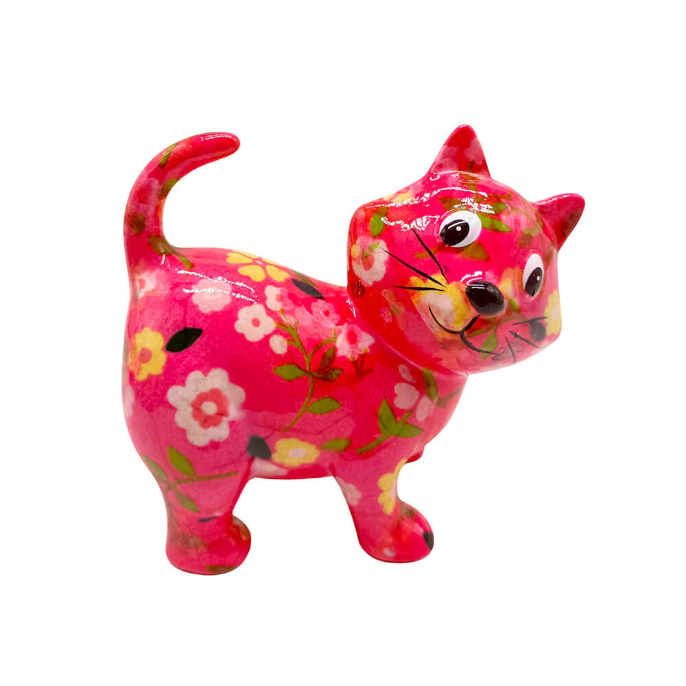 Decoratiune ceramica Pisica Kiki h10.8 cm