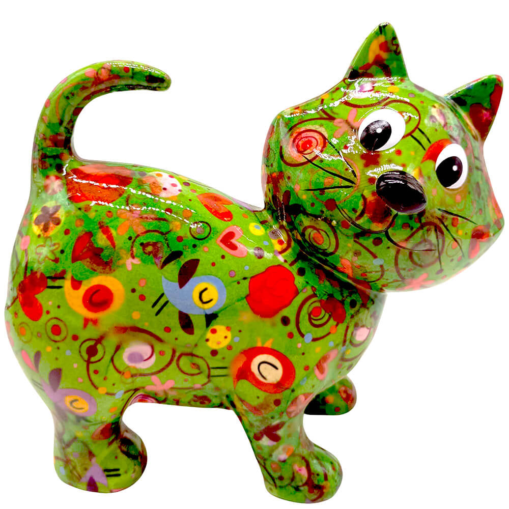 Decoratiune ceramica Pisica Kiki h18 cm