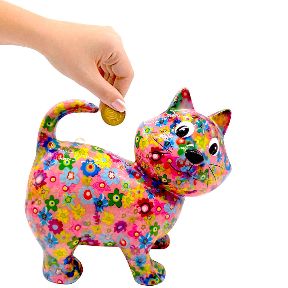 Decoratiune ceramica Pisica Kiki h18 cm