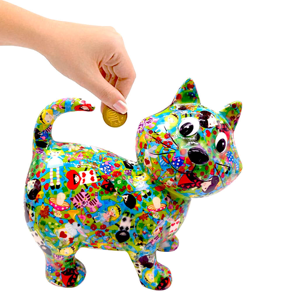 Decoratiune ceramica Pisica Kiki h18 cm