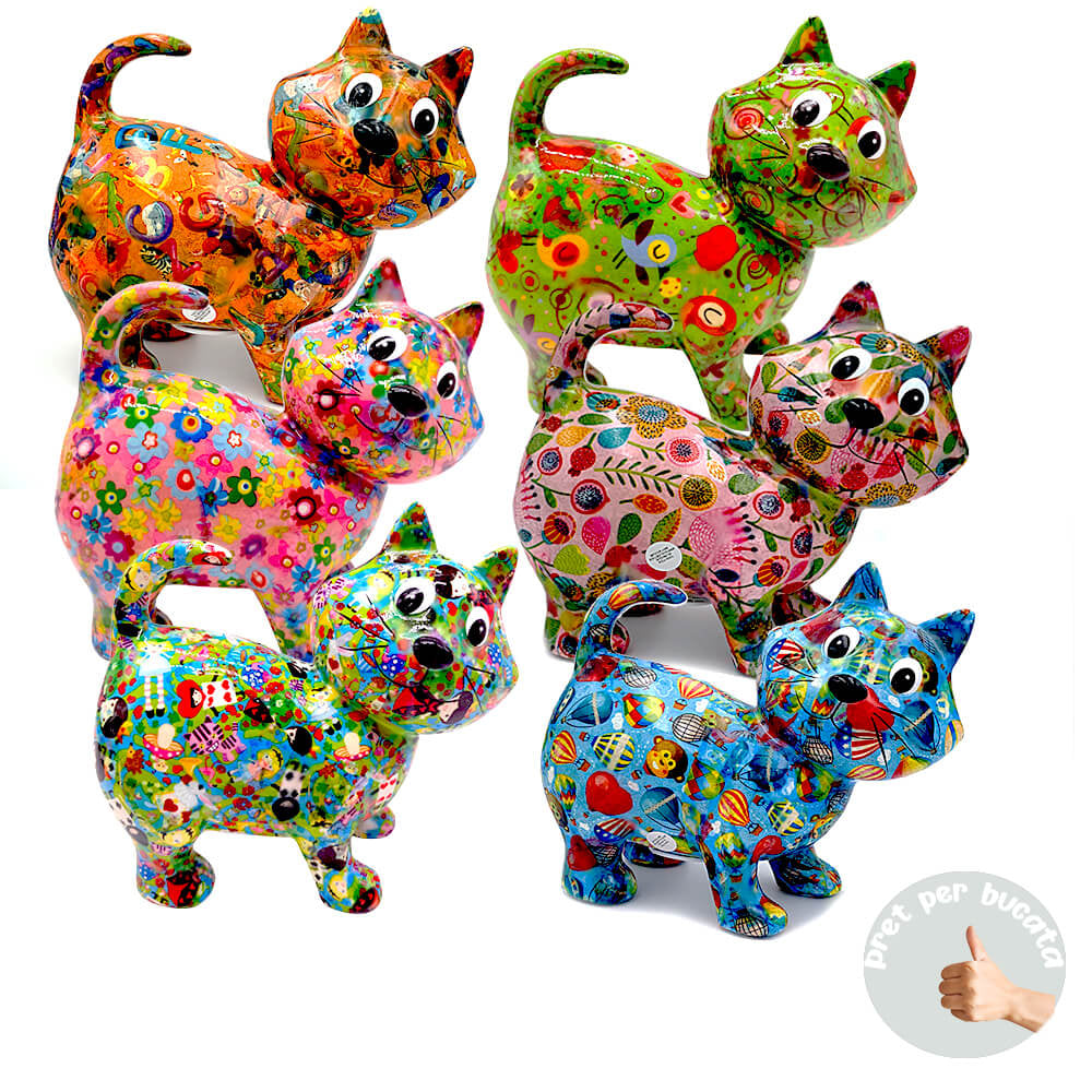 Decoratiune ceramica Pisica Kiki h18 cm