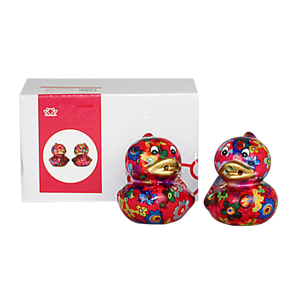 Decoratiune ceramica Sare si piper Ratusca Ducky h6 cm