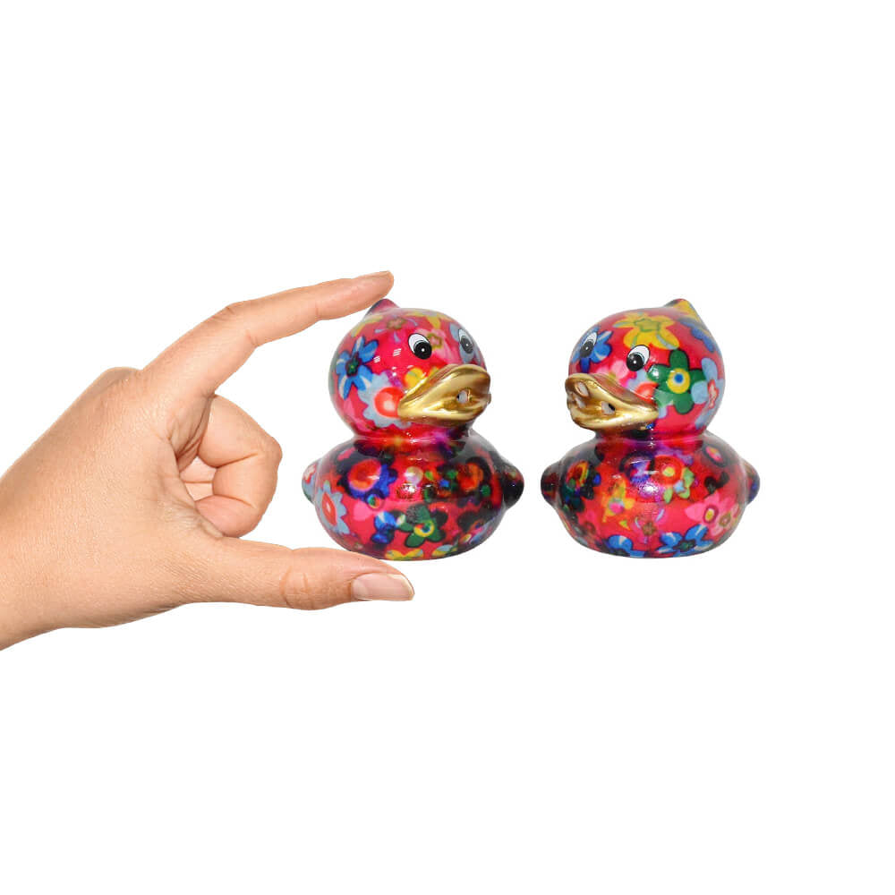 Decoratiune ceramica Sare si piper Ratusca Ducky h6 cm