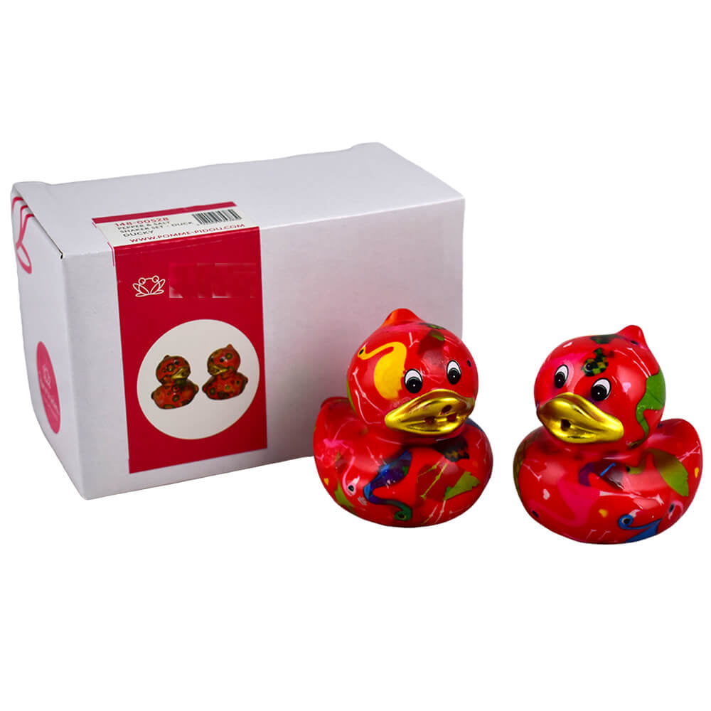 Decoratiune ceramica Sare si piper Ratusca Ducky h6 cm