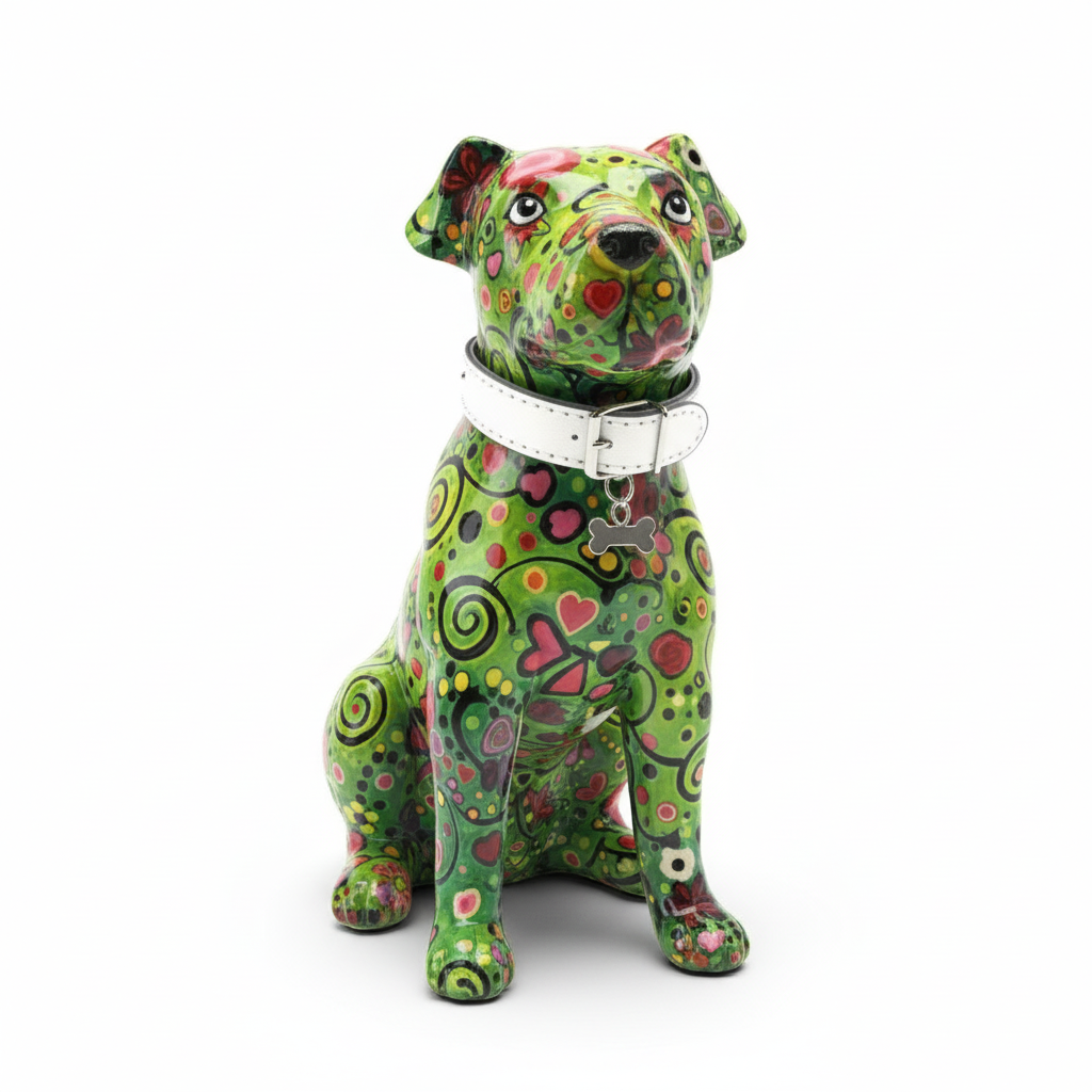 Decoratiune ceramica Caine Mylo h21.5 cm