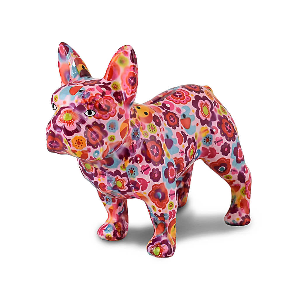 Decoratiune ceramica Buldog francez Jack h19.2 cm