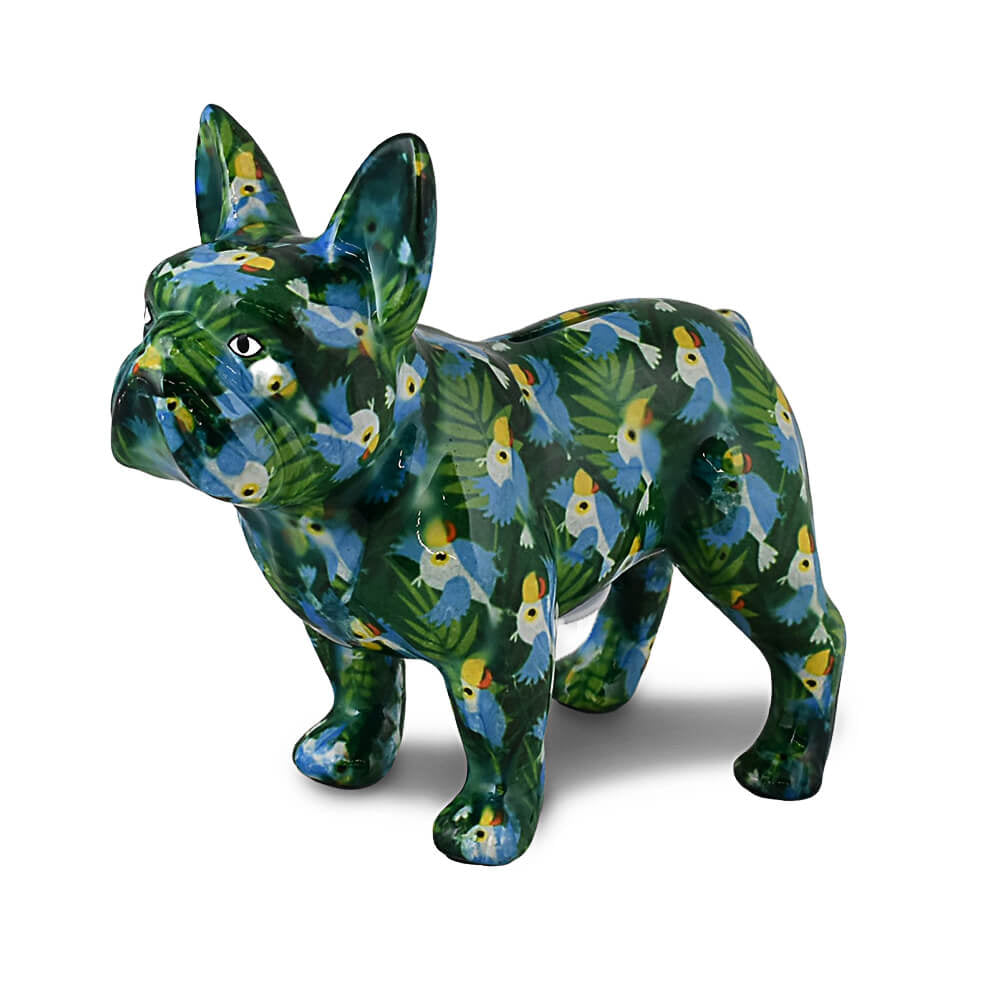 Decoratiune ceramica Buldog francez Jack h19.2 cm